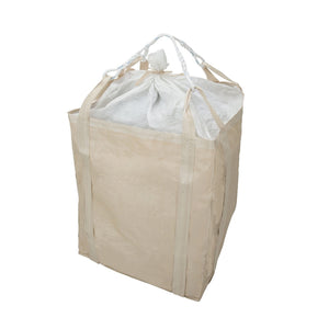 コンテナバッグ　角型　容量８６０Ｌ　耐荷重１０００ｋｇタイプ　排出口あり　１０枚セット