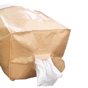 コンテナバッグ　角型　容量１７００Ｌ　耐荷重１０００ｋｇタイプ　排出口あり　１０枚セット