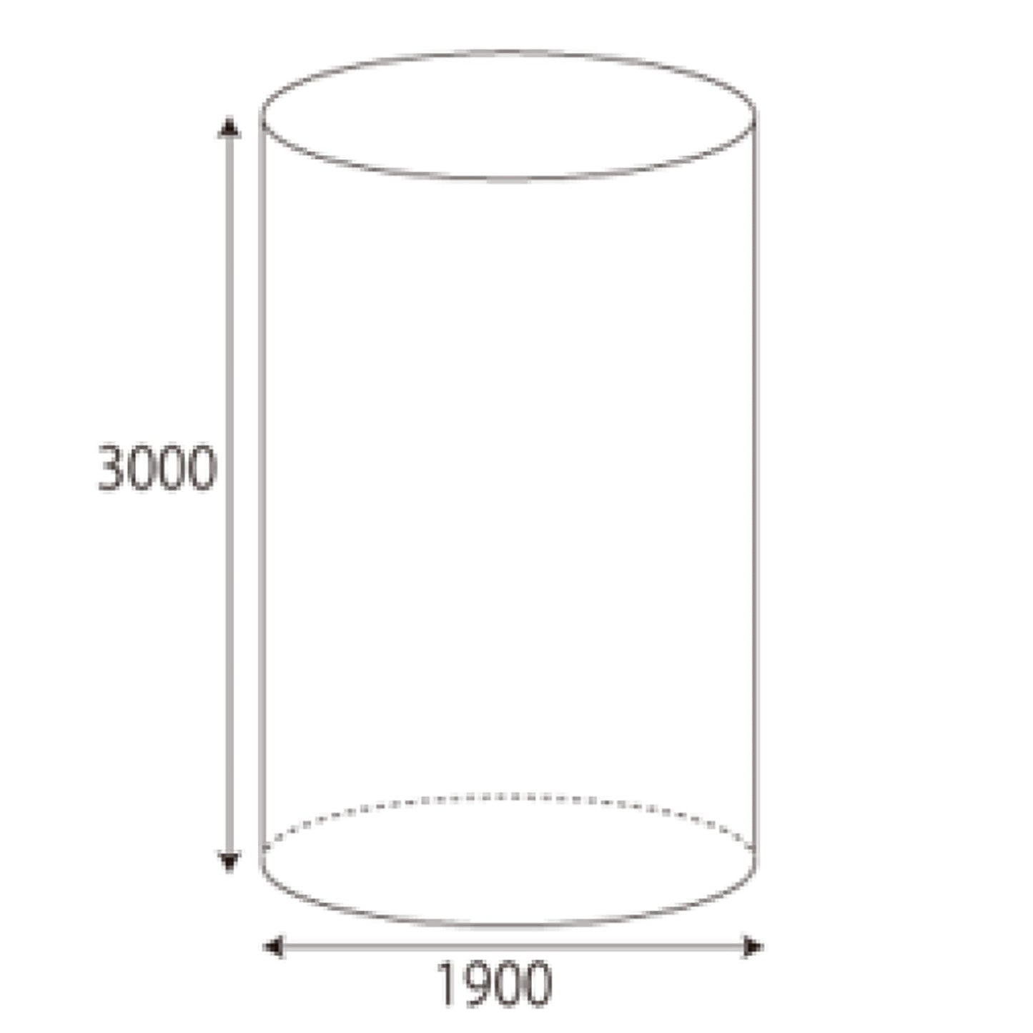内袋１０００Ｌ　厚み０．０６㎜　フレコン用内袋　上下オープン　２０枚セット