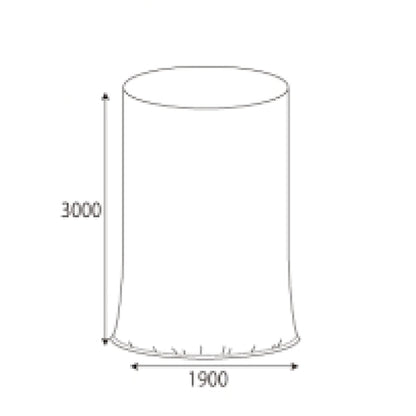 内袋１０００Ｌ　厚み０．０６㎜　フレコン用内袋　底シールあり　２０枚セット