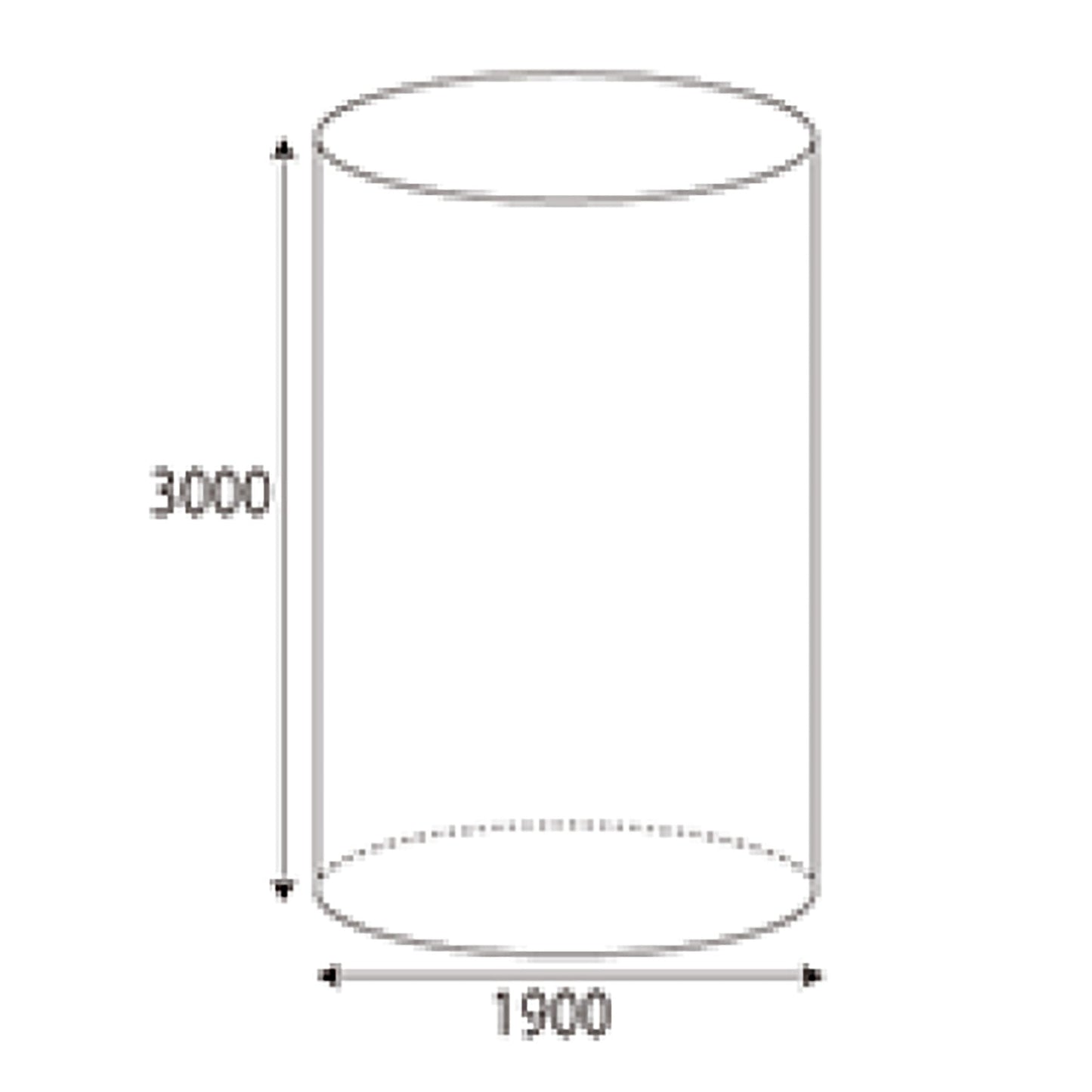 内袋１０００Ｌ　厚み０．１０㎜　フレコン用内袋　上下オープン　２０枚セット