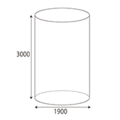 内袋１０００Ｌ　厚み０．１０㎜　フレコン用内袋　上下オープン　２０枚セット