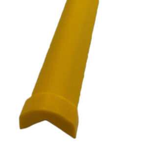 ネオコーナー　当板焼き付けと部品付き　ＮＣＬ－３５　両面テープタイプ　長さ１ｍ　黄