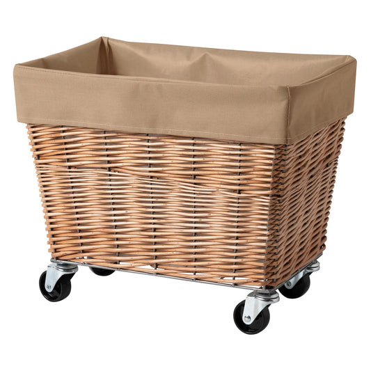 ＷＩＬＬＯＷ　ＬＡＵＮＤＲＹ　ＢＡＳＫＥＴ　Ｗｉｔｈ　ＣＡＳＴＥＲ　２８Ｌ　ＢＥ