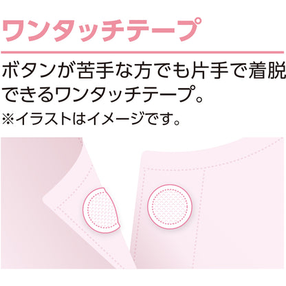 ７分袖ワンタッチシャツ（２枚組）　綿１００％　抗菌防臭　婦人用　ＬＶ　３Ｌ