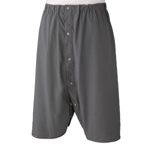 履くシーツ　尿漏れ対策　３６０度透湿防水素材　ズボンスカート２ＷＡＹ　グレー