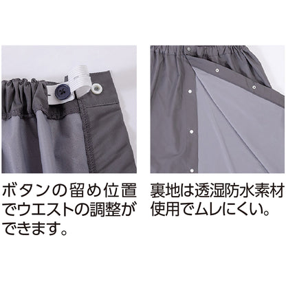 履くシーツ　尿漏れ対策　３６０度透湿防水素材　ズボンスカート２ＷＡＹ　ブラウン
