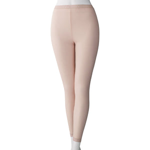 着る肌ケア９分丈ボトム　肌着　保湿加工　はき心地快適　婦人用　ＭＣ　Ｌ
