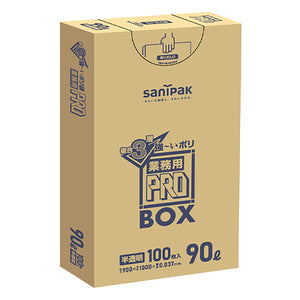 ９００ｘ１０００ｍｍ／９０Ｌ　ポリ袋（半透明／１００枚）