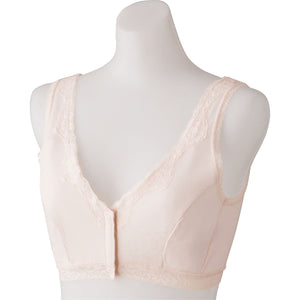 フロントホックソフトブラ　綿１００％　脱着簡単　洗濯機丸洗い可　ＭＣ　２Ｌ