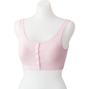 フロントホックハーフトップ　のびのび素材　脱着簡単　カップ取り外せる　ＲＯ　Ｍ