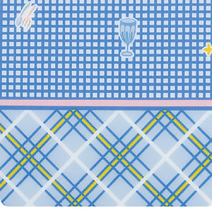 食事用エプロン　はっ水加工　洗濯機乾燥機可　お年寄り食事　介護　ＢＬ