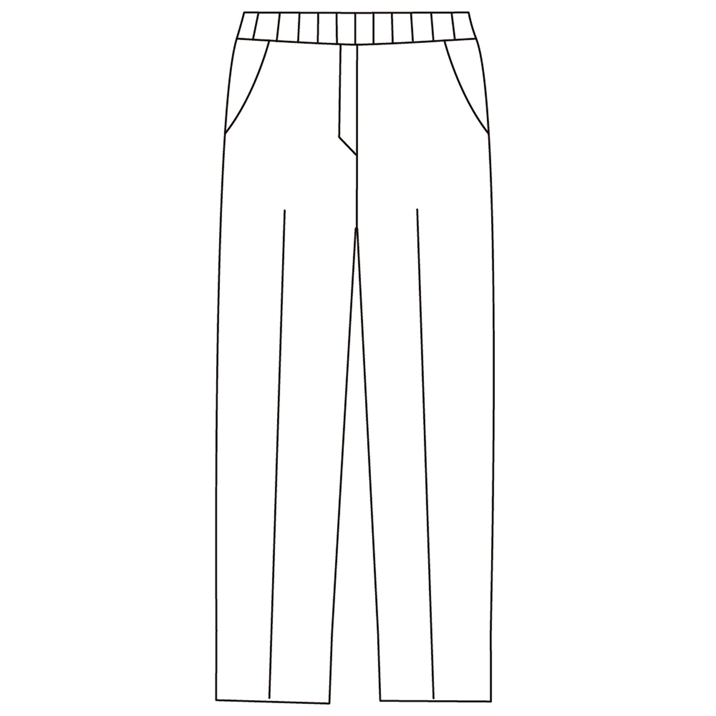 裾ファスナーらくらくパンツ　脱着簡単　診察湿布貼り　通年　紳士用　ＮＶ　２Ｌ