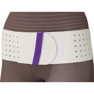 生ゴム骨盤サポートベルト　装着補助ベルト付き　通気性良い　洗える　ＷＨ