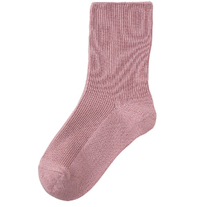 足首ゆったりソックス　抗菌防臭加工　足首ゴムなし　２２～２４ｃｍ　ピンク