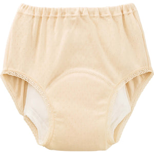 安心快適ショーツ（２枚組）　尿漏れ対策　抗菌防臭加工　吸水帯一体型　ＢＧ　Ｌ