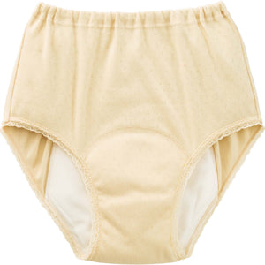 安心快適ショーツ（３枚組）　尿漏れ対策　抗菌防臭加工　吸水帯一体型　ＢＧ　Ｍ