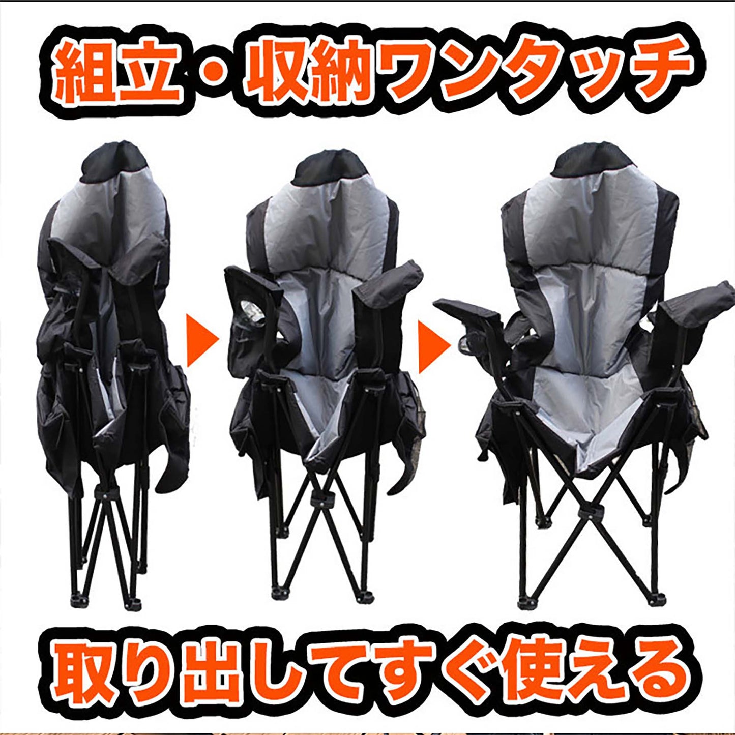 ＹＡＲＤＦＯＲＣＥ　折りたたみヒートチェア　アウトドア　レジャー　屋外作業　防寒