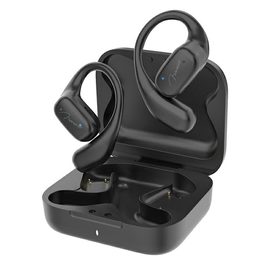 ｂｌｕｅｔｏｏｔｈ耳掛けワイヤレスイヤホン　２５Ｈ連続再生　落ちにくい　ブラック