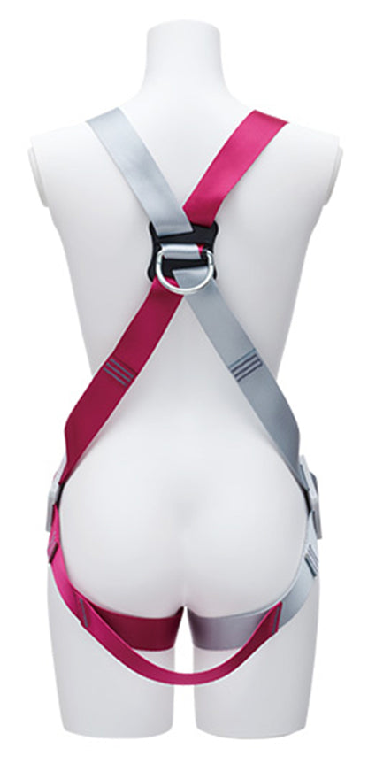【KH】ノングラ女性専用フルハーネス　プロミネ(マゼンダ×シルバー)