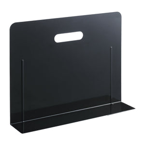ブックエンド・スーパーワイドタイプ（マグネット付）　ブラック