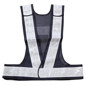 サイズ調整型　高輝度安全ベスト　ＭＶ７０－ＢＷ－Ａ