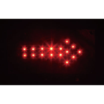 高輝度　赤ＬＥＤミニシェブロン　ＹＲ－Ｓ