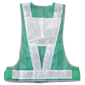 台形シート付き　赤ＬＥＤベスト　ＬＥＤ－ＧＷ－Ｔ