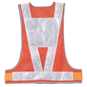 台形シート付き　赤ＬＥＤベスト　ＬＥＤ－ＯＷ－Ｔ