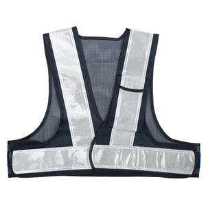 ポケット付ショート丈　高輝度反射ベスト　ＭＶ７０－ＢＷ－Ｓ