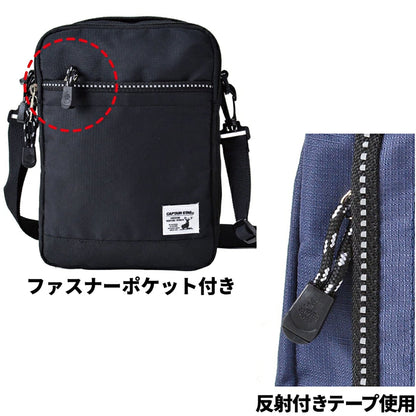 ＣＡＰＴＡＩＮ　ＳＴＡＧ　縦型ショルダーバッグ　１２６４　ブラック
