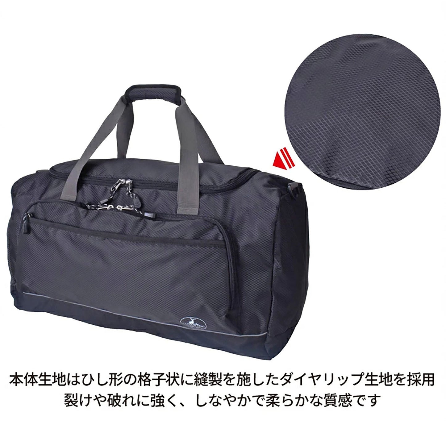 ＣＡＰＴＡＩＮ　ＳＴＡＧ　ボストンバッグ　１３１３　レッド