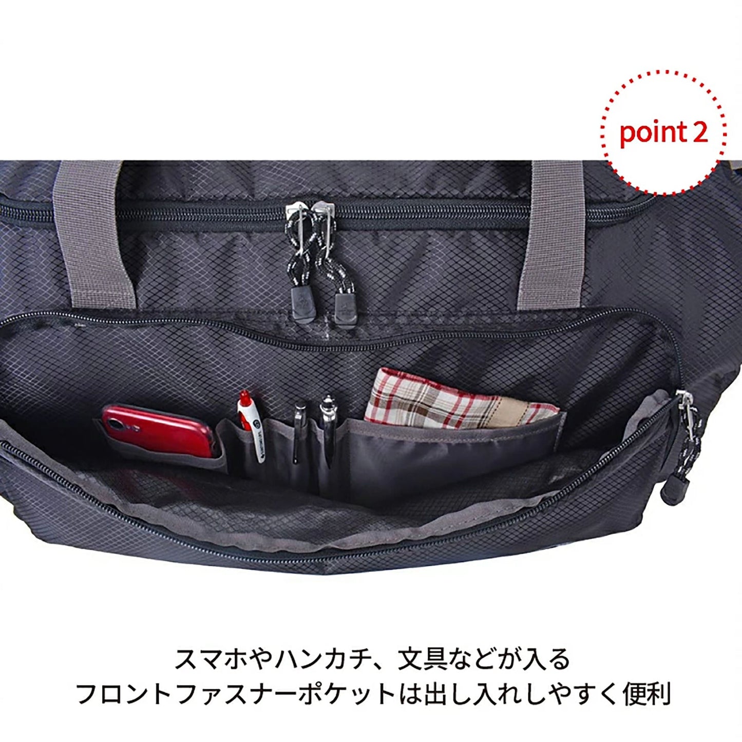 ＣＡＰＴＡＩＮ　ＳＴＡＧ　ボストンバッグ　１３１３　レッド