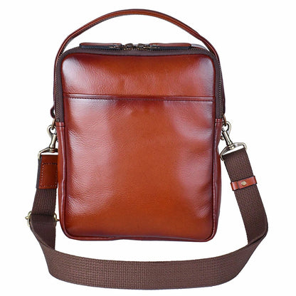 ＧＥＭ　ＢＡＳＩＣ　牛革シャドー　縦ショルダーバッグ　１５０５　ブラウン