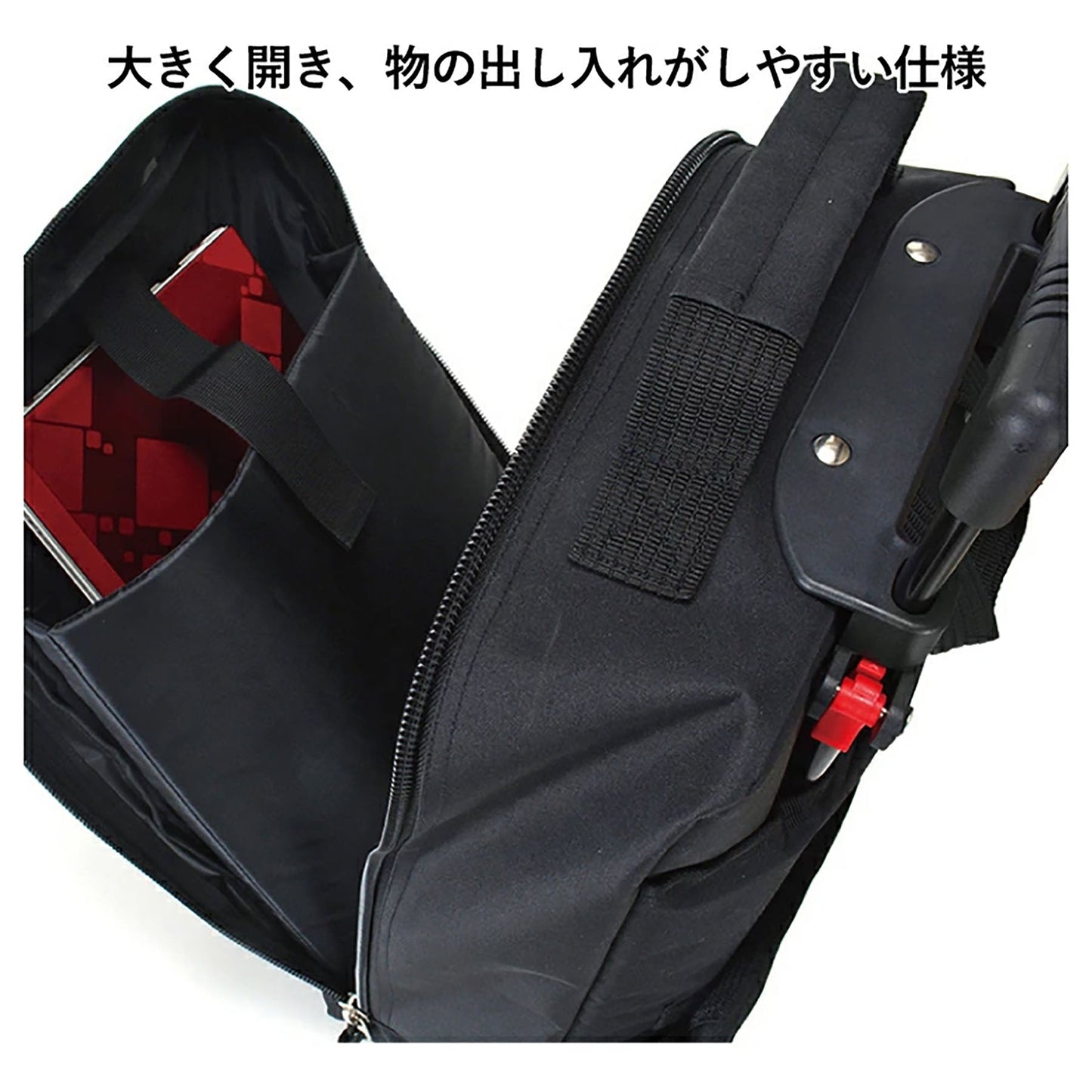 ＳＡＸＯＮ　２ＷＡＹ　ビジネスリュックキャリー　５２１９　ブラック