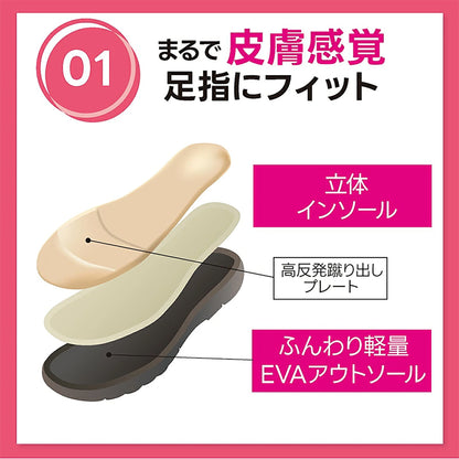 空飛ぶ撥水やわらかレースアップシューズ　超軽量　ストレッチ　エタン　２３ｃｍ