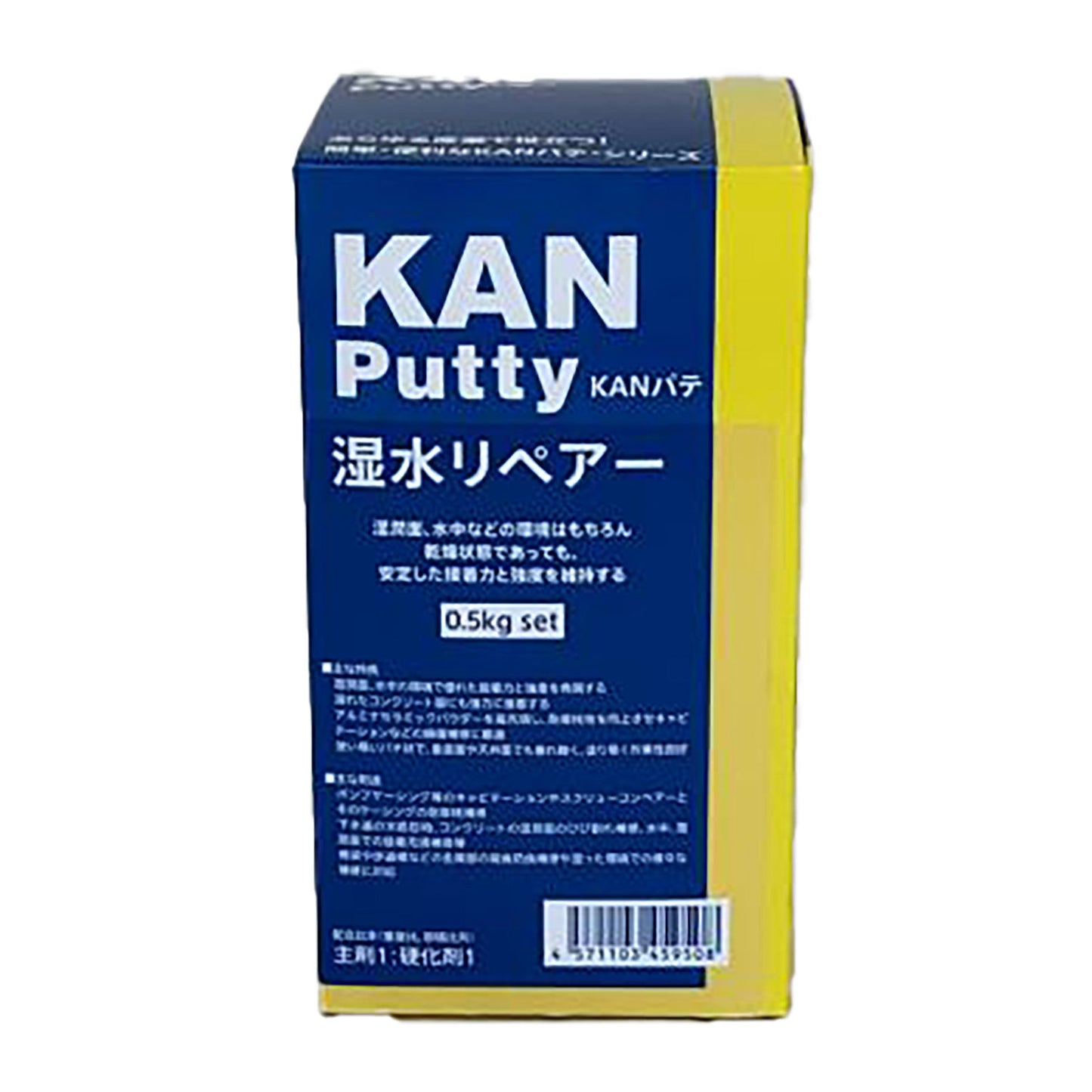 ＫＡＮパテ　湿水リペアー　０．５ｋｇセット