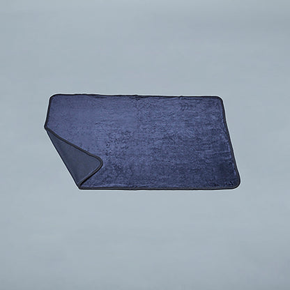 ６５０ｘ９００ｍｍ　スムースフリースブランケット（ネイビー）