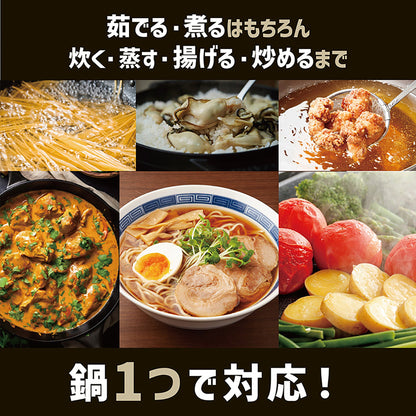 ＴＯＫＹＯ　ＬＭ　片手鍋　ガラス蓋付き　１６ｃｍ　