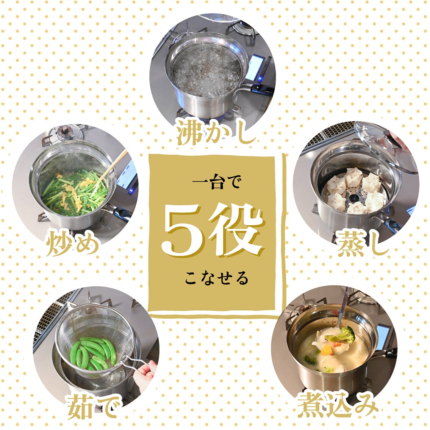 ＴＯＫＹＯ　ＬＭ　ザル付き　片手鍋