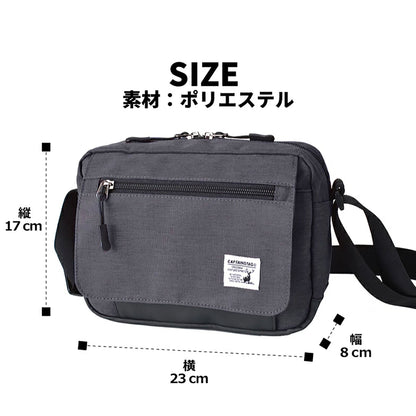 ＣＡＰＴＡＩＮ　ＳＴＡＧ　ショルダーバッグ　１２７２　ブラック