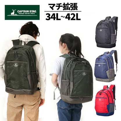 ＣＡＰＴＡＩＮ　ＳＴＡＧ　リュック　３４Ｌ～４２Ｌ　１３１２　カーキ