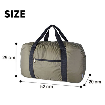 ＣＡＰＴＡＩＮ　ＳＴＡＧ　パッカブルボストンバッグ　４０Ｌ　１３３６　カーキ