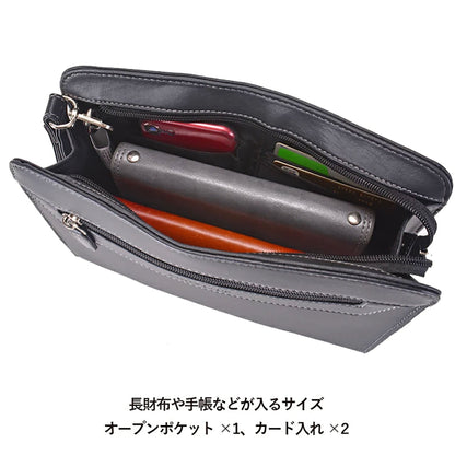ＳＡＸＯＮ　角型ポーチ　５２３２　ブラック