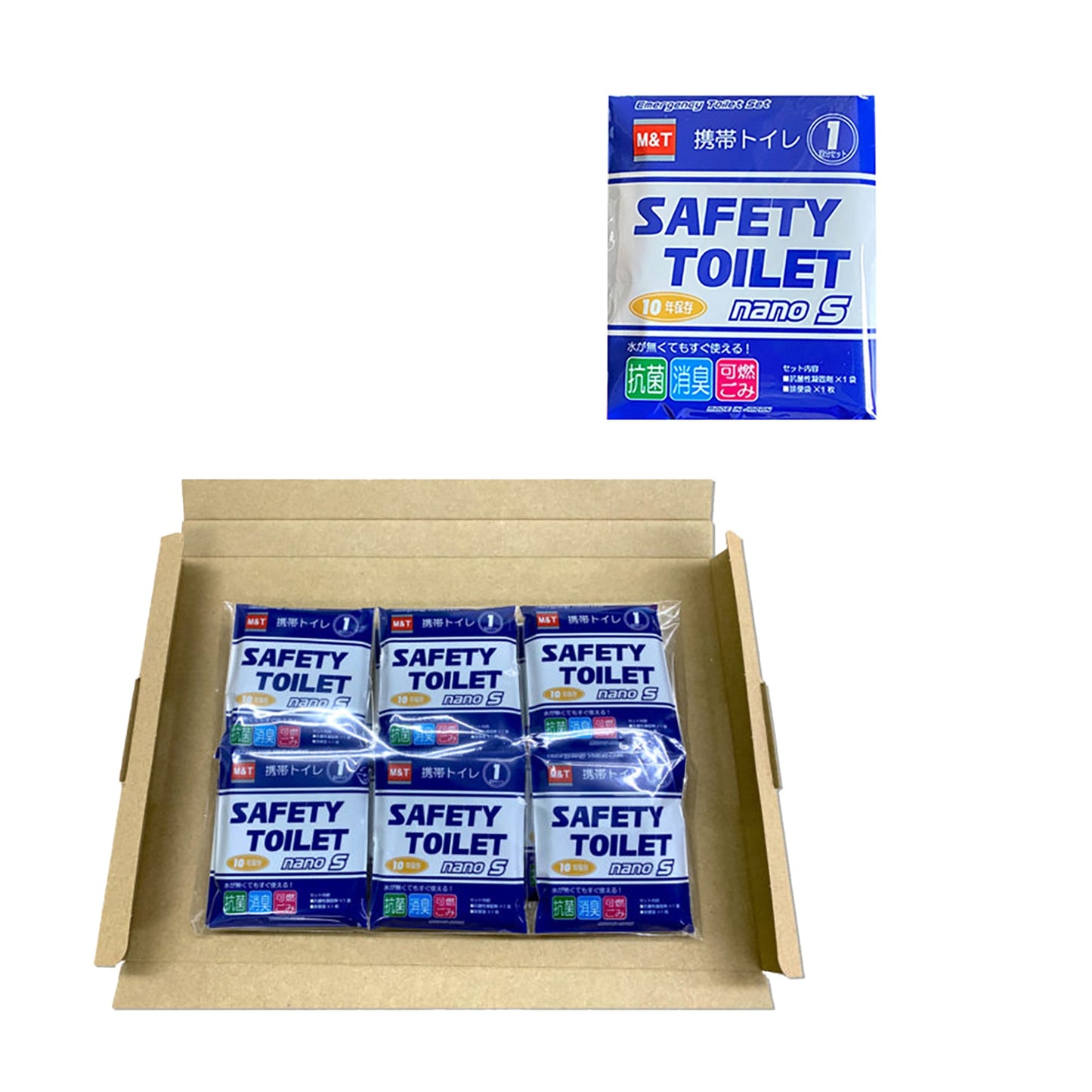 ＳＡＦＥＴＹ　ＴＯＩＬＥＴ　ｎａｎｏＳ　１２回分セット