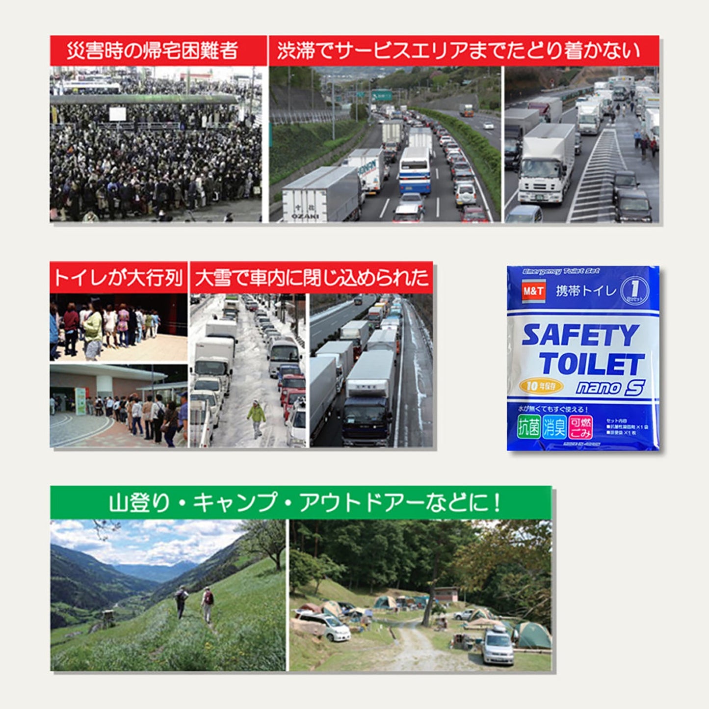 ＳＡＦＥＴＹ　ＴＯＩＬＥＴ　ｎａｎｏＳ　２００回分セット