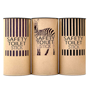 セーフティトイレ　スティック　ギフトセット　SAFETY TOILET STICK GIFT set「ゼブラ」　３０回分