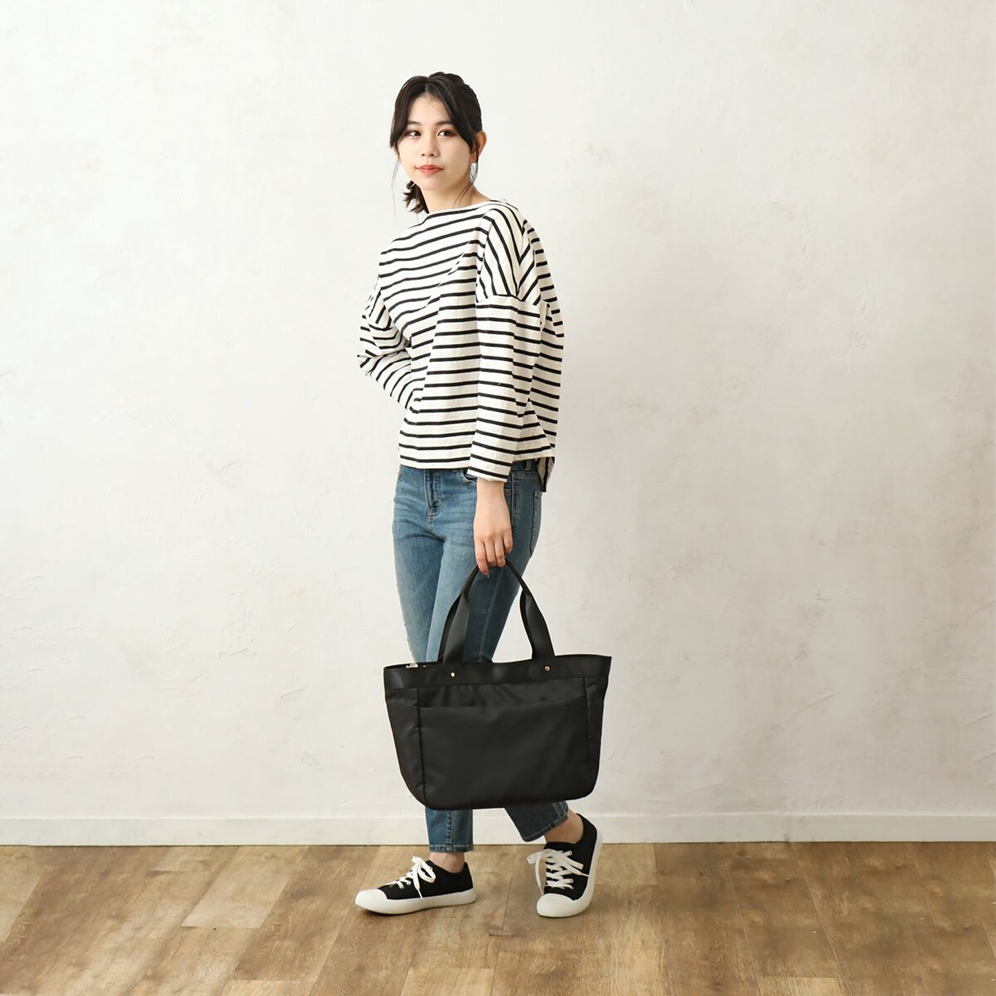 高密度ポリＡ４トート　ＢＫ