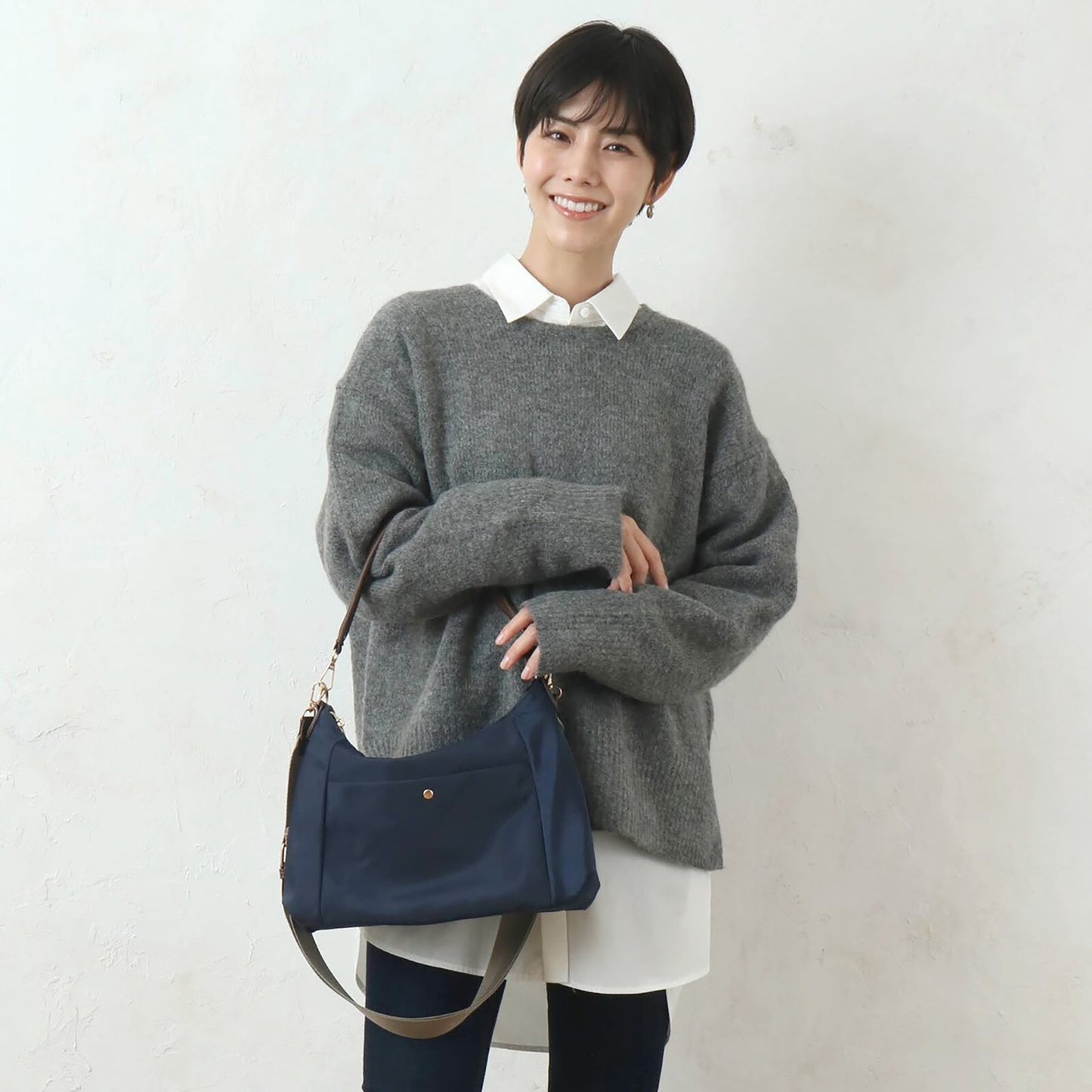 コンビ半月２ｗａｙショルダー　ＢＫ