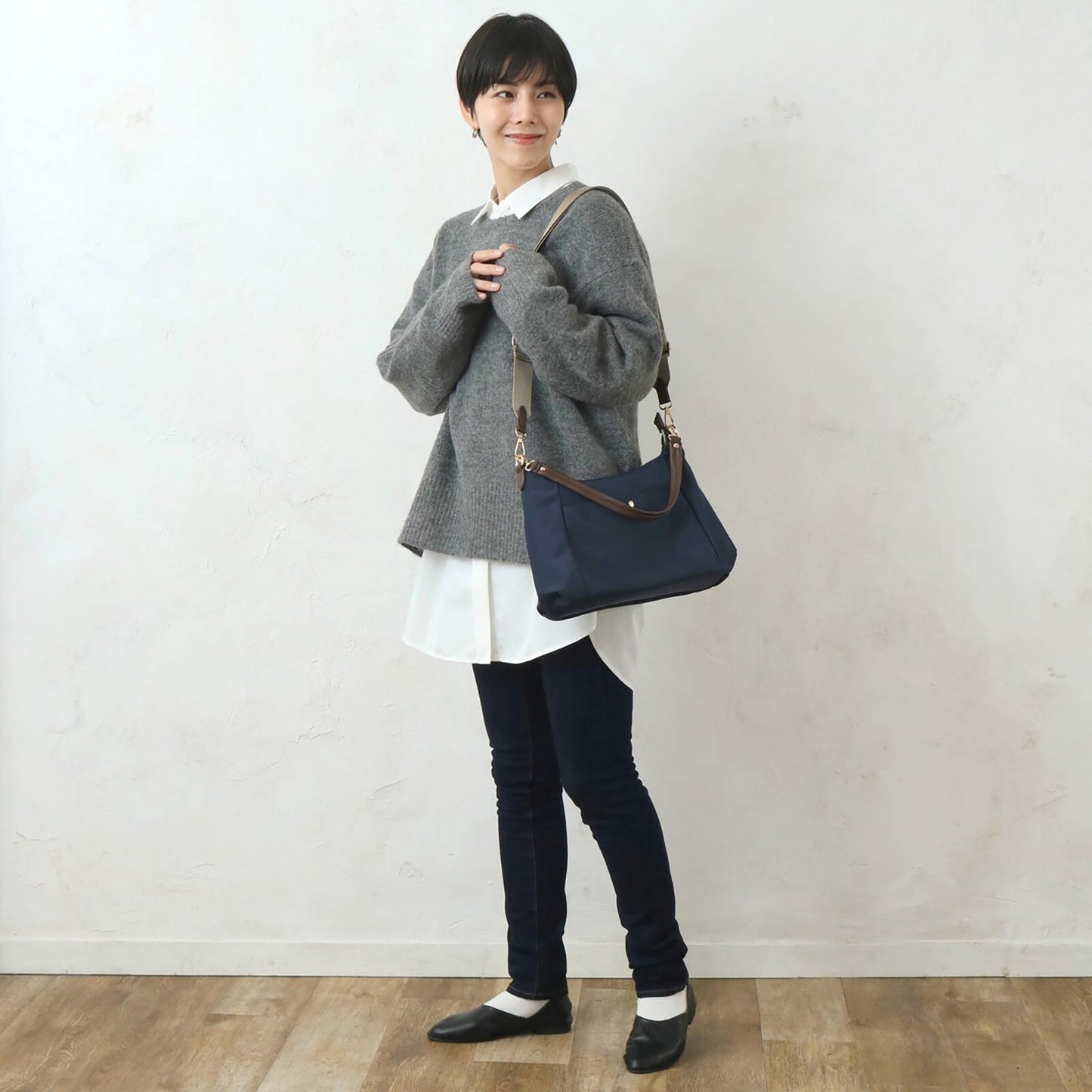 コンビ半月２ｗａｙショルダー　ＢＫ
